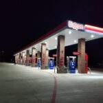 Canopy w column wraps